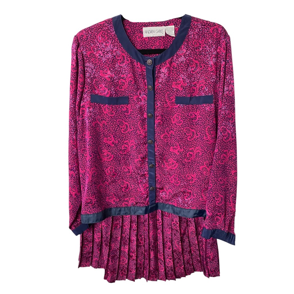 Vintage Andrea Gayle Matching Skirt Set